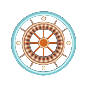 Roulette-Aktions-Rad-Symbol